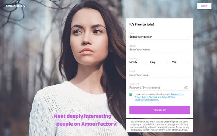 AmourFactory Site Review—First Impression, Costs & Interesting Features In 2023